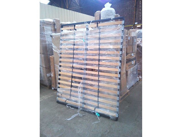 180x200 bed met opbergruimte - beige fluweel - afbeelding 4 van  13