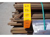 184 lm meranti plint/glaslat 19x21mm - afbeelding 2 van  4