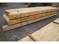 1,86 m³ eiken balken 200x200 - afbeelding 1 van  4