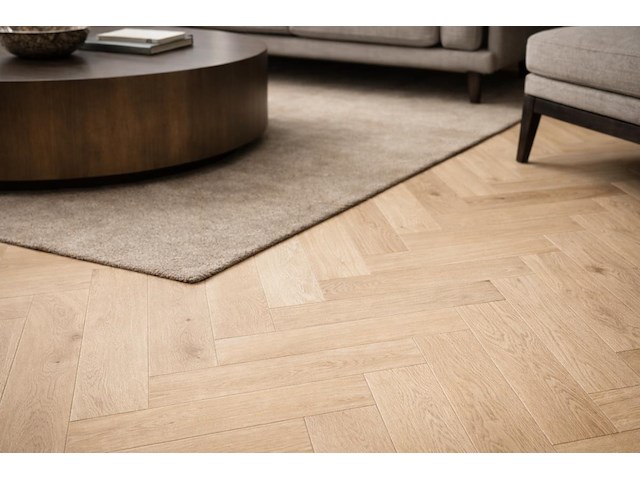 188.79m2 herringbone amande select 640x128x7mm - afbeelding 3 van  3