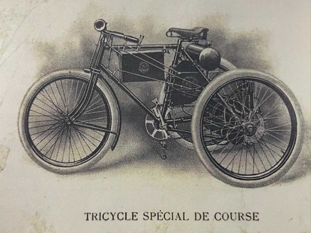 1898 phébus oldtimer tricycle spécial de course - afbeelding 5 van  16