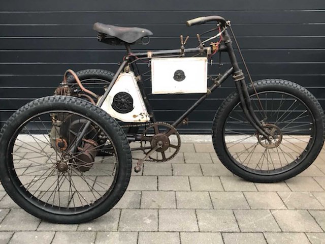 1898 phébus oldtimer tricycle spécial de course - afbeelding 7 van  16
