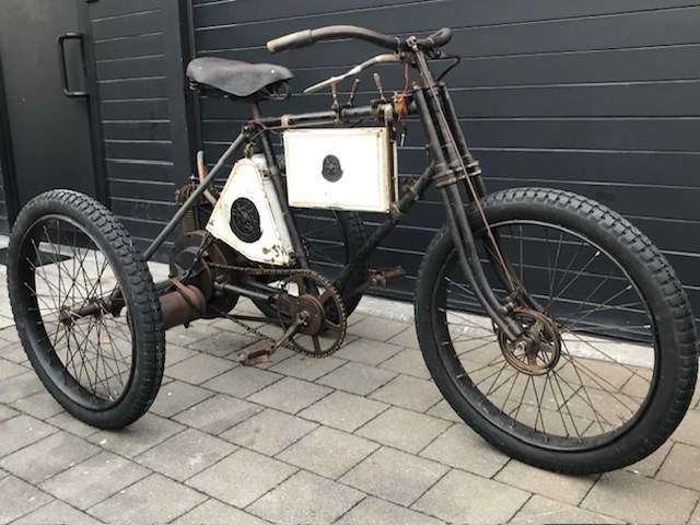 1898 phébus oldtimer tricycle spécial de course - afbeelding 9 van  16