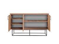18mm sapphire multifunctionele kast | 100% melamine | atlantic pine zwart - afbeelding 3 van  4