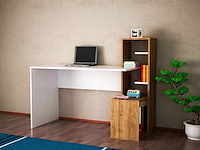18mm witte walnoot studiebureau - afbeelding 2 van  5