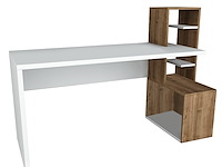 18mm witte walnoot studiebureau - afbeelding 3 van  5