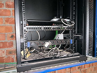 18u wandkast met glazen deur server - afbeelding 2 van  2