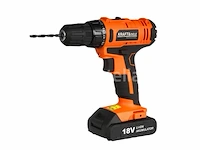 18v draadloze schroevendraaier met 18v kraft&dele-accu - afbeelding 1 van  3