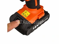 18v draadloze schroevendraaier met 18v kraft&dele-accu - afbeelding 2 van  3