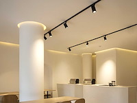 18w 3000k led pro railspot draaibaar (8x) - afbeelding 5 van  8