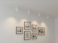 18w 4000k led pro railspot draaibaar (10x) - afbeelding 1 van  5