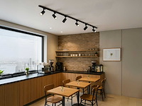 18w 4000k led pro railspot draaibaar (8x) - afbeelding 3 van  8