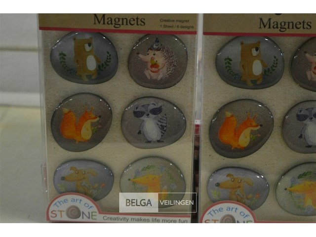 ±18x 6st design magneetjes - afbeelding 2 van  3