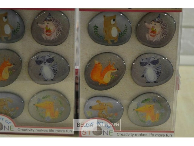 ±18x 6st design magneetjes - afbeelding 3 van  3