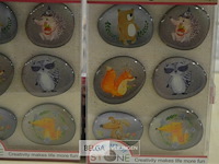 ±18x 6st design magneetjes - afbeelding 3 van  3