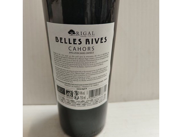 18x 75cl belles rives rigal - afbeelding 4 van  6