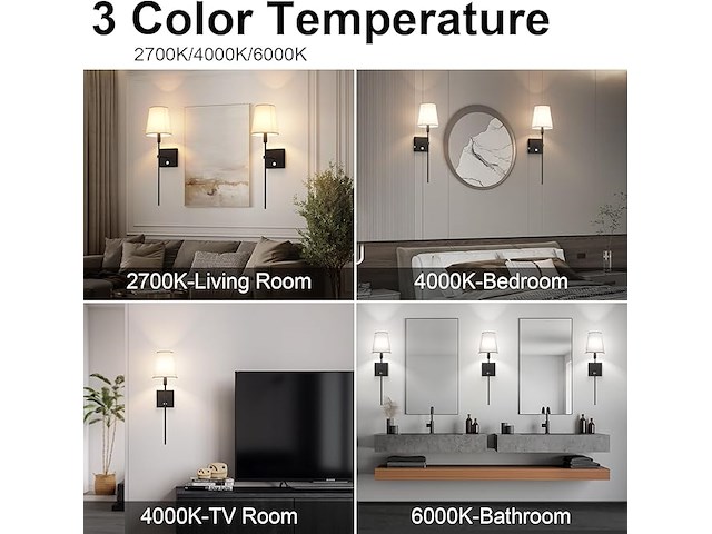 18x coinmit draadloze wandlamp (2 stuks) zwart - afbeelding 5 van  6