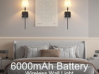 18x coinmit draadloze wandlamp (2 stuks) zwart - afbeelding 6 van  6