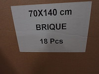 18x douchehanddoek brique - afbeelding 4 van  5