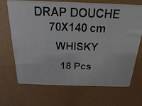 18x douchehanddoek whisky - afbeelding 4 van  5
