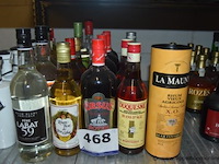 18x fles diverse rum, port en likeur, diverse merken - afbeelding 1 van  4