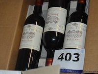 18x fles rode wijn, château theulet, bergerac, 75cl - afbeelding 1 van  2