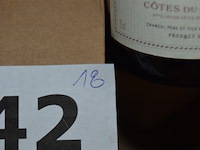 18x fles rode wijn, clos des baumelles, côtes du luberon 2005, 750ml - afbeelding 3 van  3