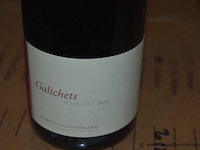 18x fles rode wijn, domaine de la chevalerie, galichets bourgueil, 2012, 75cl - afbeelding 2 van  3