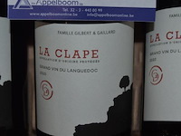 18x fles rode wijn, famille gilbert & gaillard, la clape grand vin du languedoc 2020, 750ml - afbeelding 2 van  3