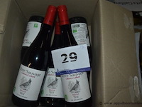 18x fles rode wijn, gilbert & gaillard, terre sauvage merlot pays d'oc 2018, 750ml