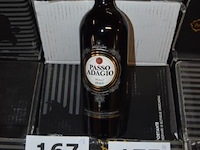 18x fles rode wijn, passo adagio, montepulciano d'abruzzo 2014, 750ml - afbeelding 1 van  3