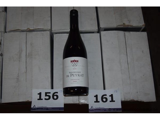 18x fles rode wijn, seigneurie de peyrat, grenache, sud de france, 750ml - afbeelding 1 van  3