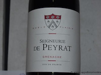 18x fles rode wijn, seigneurie de peyrat, grenache, sud de france, 750ml - afbeelding 2 van  3