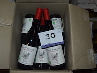 18x fles rode wijn, terre sauvage gilbert & gaillard, merlot pays d'oc 2018, 750ml