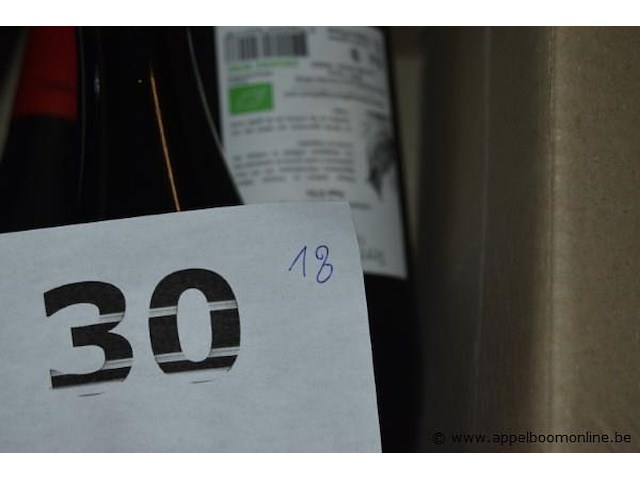 18x fles rode wijn, terre sauvage gilbert & gaillard, merlot pays d'oc 2018, 750ml - afbeelding 3 van  3