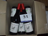 18x fles rode wijn, terre sauvage gilbert & gaillard, merlot pays d'oc 2018, 750ml - afbeelding 1 van  3