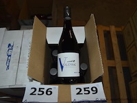 18x fles rode wijn, valensac le domaine, merlot, 2017, 75cl - afbeelding 1 van  3