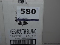 18x fles vermouth blanc, 75cl, 16.5%vol. - afbeelding 2 van  2