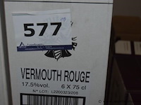 18x fles vermouth rouge, 17.5%vol, 6x75cl - afbeelding 2 van  2