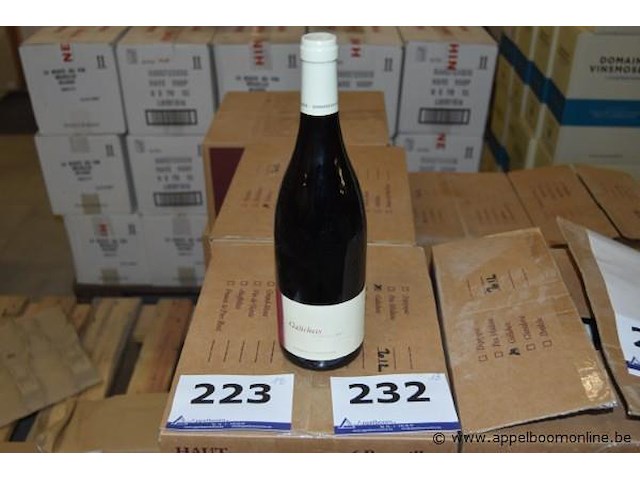 18x fles wijn, domaine de la chevalerie, galichets bourgueil, 2012 - afbeelding 1 van  3