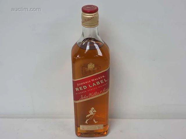 (18x) fles(sen) johnnie walker red label whisky - afbeelding 1 van  4