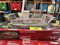 18x glazen ovenschotel afm 35x20 cm - afbeelding 2 van  3