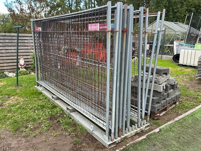 18x herras bouwhekkens met bouwvoeten - afbeelding 1 van  4