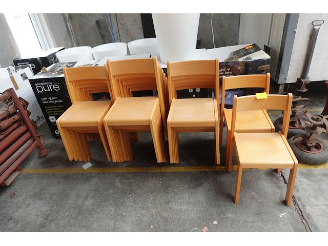 18x houten stoel - afbeelding 4 van  4