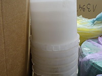 18x pallet diverse plastic potjes/emmers - afbeelding 6 van  34