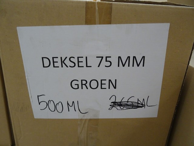 18x pallet diverse plastic potjes/emmers - afbeelding 17 van  34