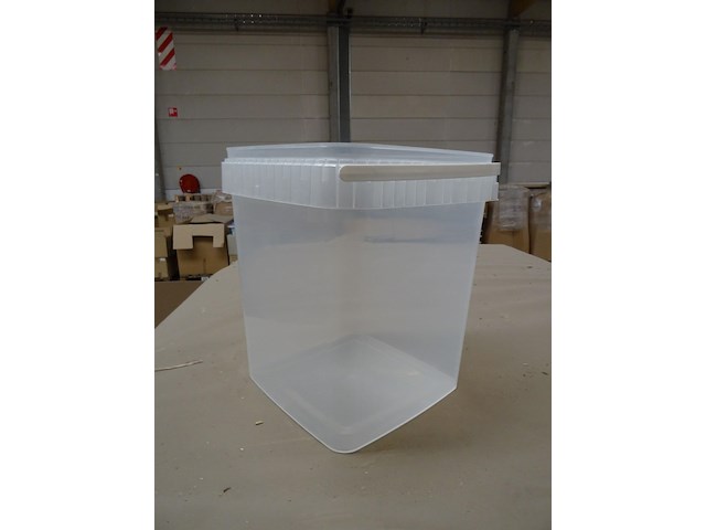 18x pallet diverse plastic potjes/emmers - afbeelding 22 van  34