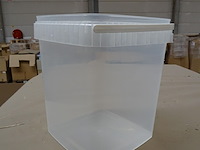 18x pallet diverse plastic potjes/emmers - afbeelding 22 van  34