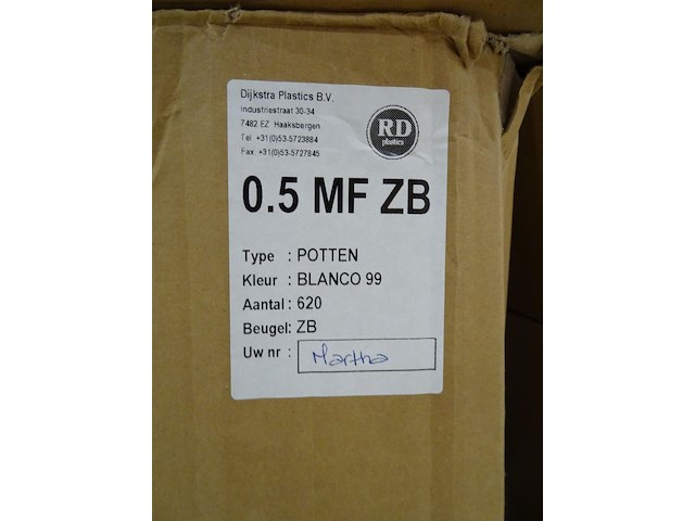 18x pallet diverse plastic potjes/emmers - afbeelding 34 van  34