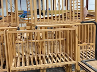 18x verrijdbaar houten kinderbed